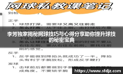 李芳独家揭秘网球技巧与心得分享助你提升球技的秘密宝典